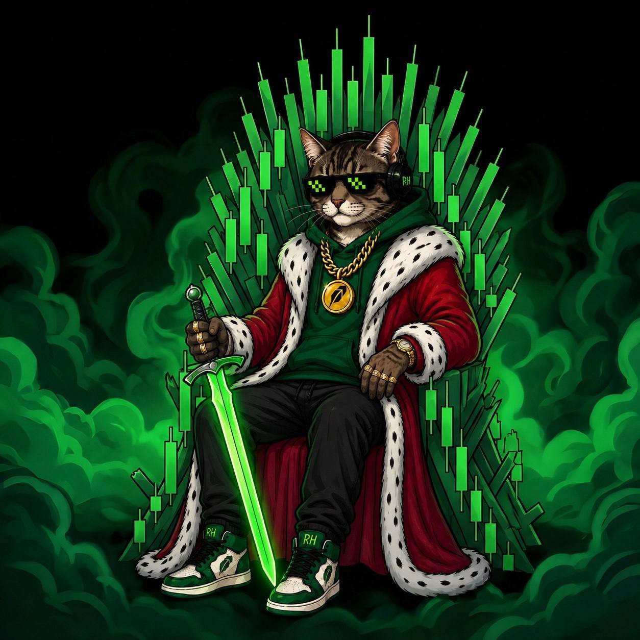 $LUCK throne artwork