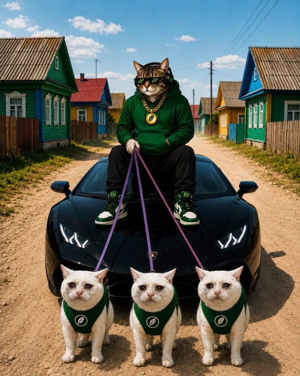 $LUCK car artwork